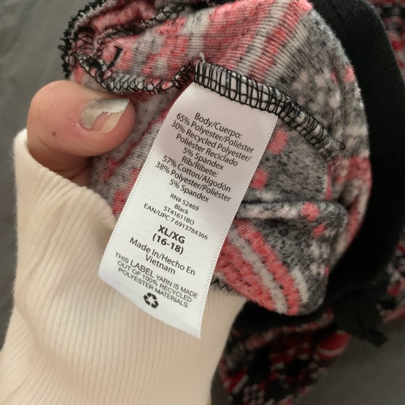 Secret Treasures Women's Velour Christmas Holiday Joggers Size XL - Picture 4 of 4